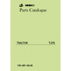 Iseki Traktor TJ75 Parts Catalogue