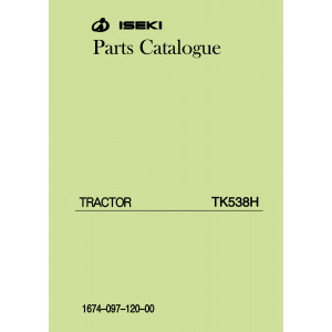 Iseki Traktor TK538H Parts Catalogue