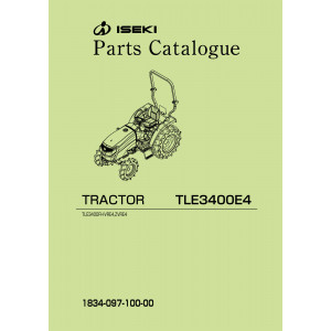 Iseki Traktor TLE3400 E4 Parts Catalogue 