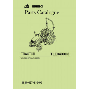 Iseki Traktor TLE3400 H3 Parts Catalogue