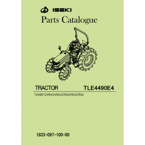 Iseki Traktor TLE4490 E4 Parts Catalogue
