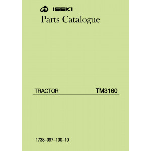 Iseki Traktor TM3160 Parts Catalogue