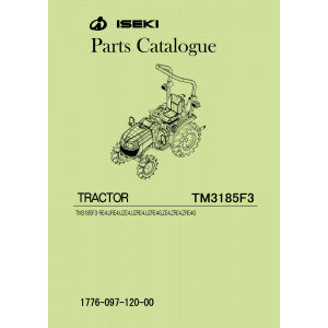 Iseki Traktor TM3185 F3 Parts Catalogue