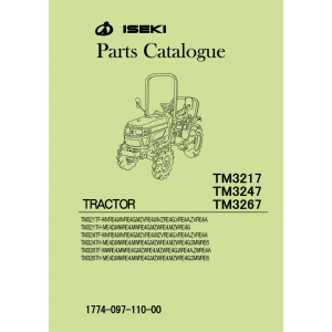 Iseki Traktor TM3217 TM3247 TM3267 Parts Catalogue