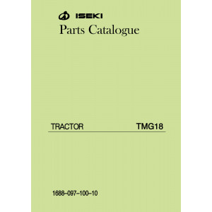 Iseki Traktor TMG18 Parts Catalogue