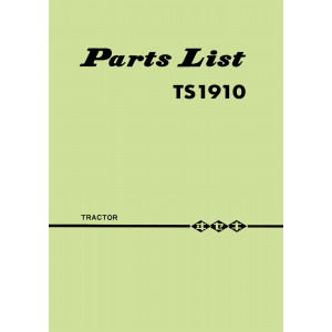Iseki Traktor TS1910 Parts Catalogue