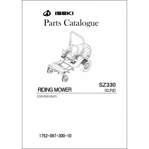Iseki Traktor SZ330 (C, F2) Parts Catalogue