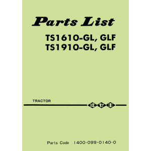 Iseki Traktor TS1610 & TS1910 Parts Catalogue