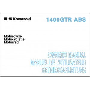 Kawasaki 1400GTR ABS MY2013 Betriebsanleitung