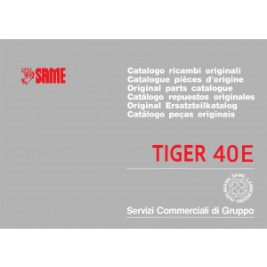 Same Tiger 40E Ersatzteilkatalog