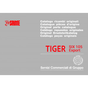 Same Tiger Six 105 Export Ersatzteilkatalog