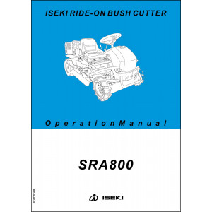 Iseki Traktor SRA800 Operators Manual