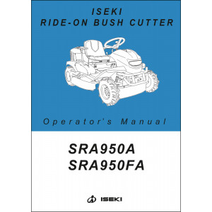 Iseki Traktor SRA950A & SRA950FA Operators Manual
