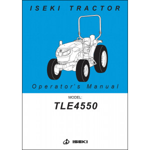 Iseki Traktor TLE4540 Operators Manuall