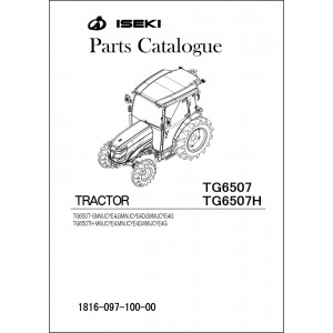 Iseki Traktor TG6507 & TG6507H Parts Catalogue