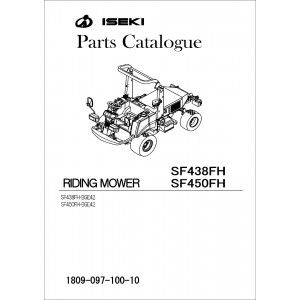 Iseki Traktor SF438FH & SF450FH Parts Catalogue