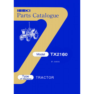 Iseki Traktor TX2160 Parts Catalogue