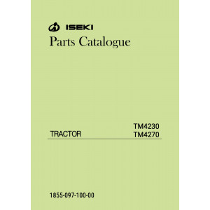Iseki Traktor TM4230 & TM4270 Parts Catalogue