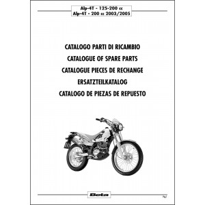 Beta Alp 4T 125 & 200 Ersatzteilkatalog