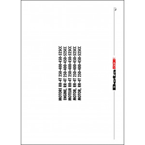 Beta RR-4T 250 400 450 525 Motoren Ersatzteilkatalog