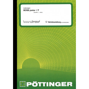 Pöttinger BOSS Junior IT Ladewagen Betriebsanleitung
