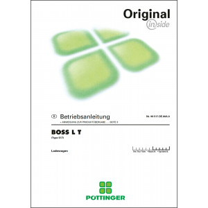 Pöttinger BOSS L T Ladewagen Type 517 Betriebsanleitung
