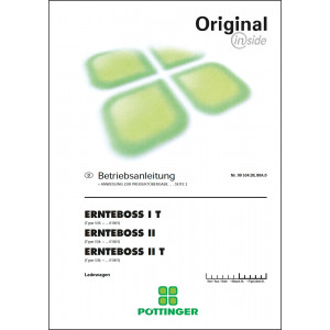 Pöttinger ERNTEBOSS I und II Modelle Betriebsanleitung