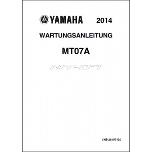 Yamaha MT-07 MY2014 Reparaturanleitung