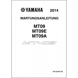 Yamaha MT-09 MY2014 Reparaturanleitung