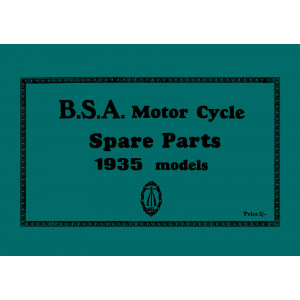 BSA Motor Cycle Spare Parts & Replacement Parts 1935