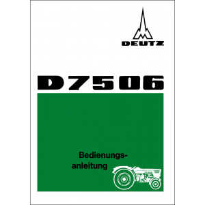 Deutz D7506 Betriebsanleitung