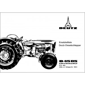 Deutz D4505 Ersatzteilkatalog