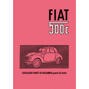 Fiat 500C Topolino Teileverzeichnis zum Ersatzteilkatalog