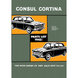 Ford Consul & Cortina Parts List