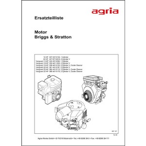Agria Motor Briggs & Stratton Ersatzteilliste