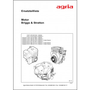 Agria Motor Briggs & Stratton Ersatzteilliste