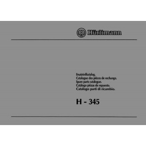 Hürlimann H-345 Ersatzteilkatalog