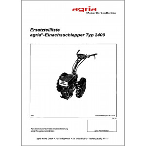 Agria 2400 Ersatzteilkatalog