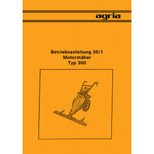 Agria 300 Betriebsanleitung