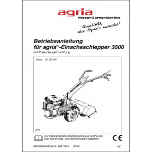 Agria 3500 Betriebsanleitung
