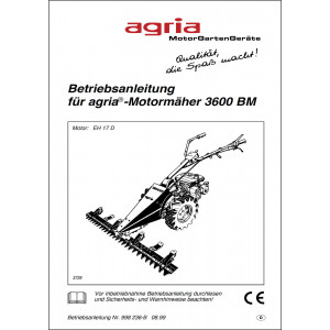 Agria 3600 BM Betriebsanleitung