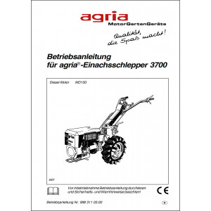 Agria 3700 Betriebsanleitung