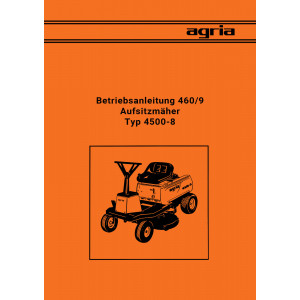 Agria 4500-8 Betriebsanleitung