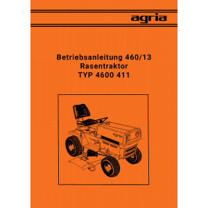 Agria 4600 411 Betriebsanleitung