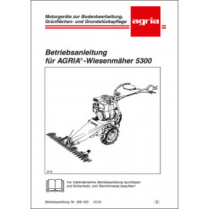 Agria 5300 Betriebsanleitung 998 093