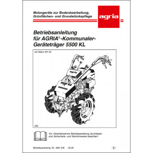 Agria 5500 KL Betriebsanleitung