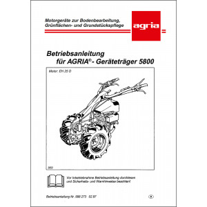Agria 5800 Betriebsanleitung