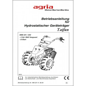 Agria 5900 231 und 5900 232 Taifun Betriebsanleitung