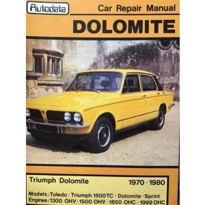 Autodata Triumph Toledo and Dolomite 1970-80