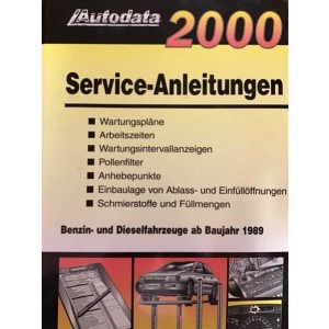 Autodata Service-Anleitungen 2000 - Benzin- und Dieselfahrzeuge ab 1989
